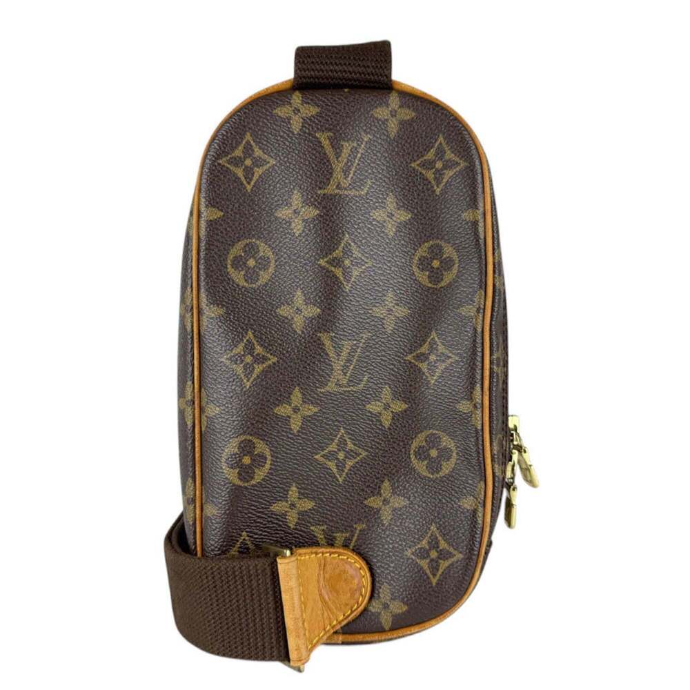 LOUIS VUITTON Brown Monogram Canvas Pochette Hobo Bag - Picture 3 of 13